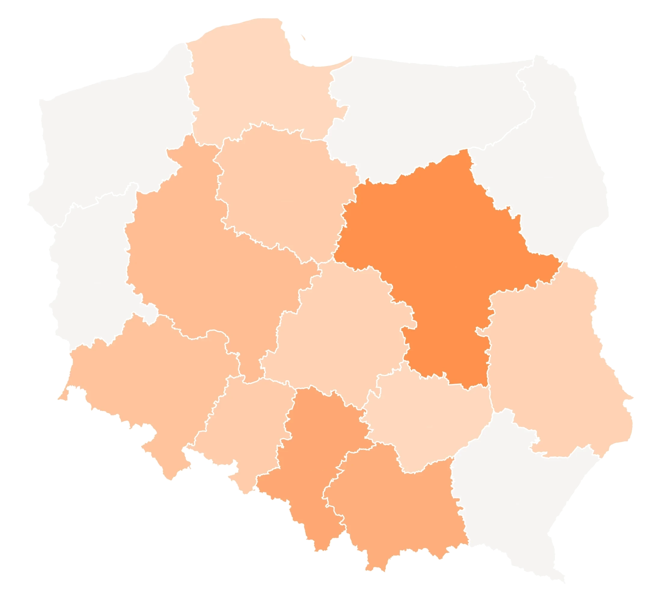 Liczba podmiotów realizujących doktoraty (od 3 w podmiocie) w edycji 5-7